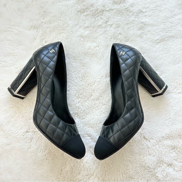 CHANEL women high heel shoes size 36 EU Authentic Retail 1450$ - Picture 2 of 10